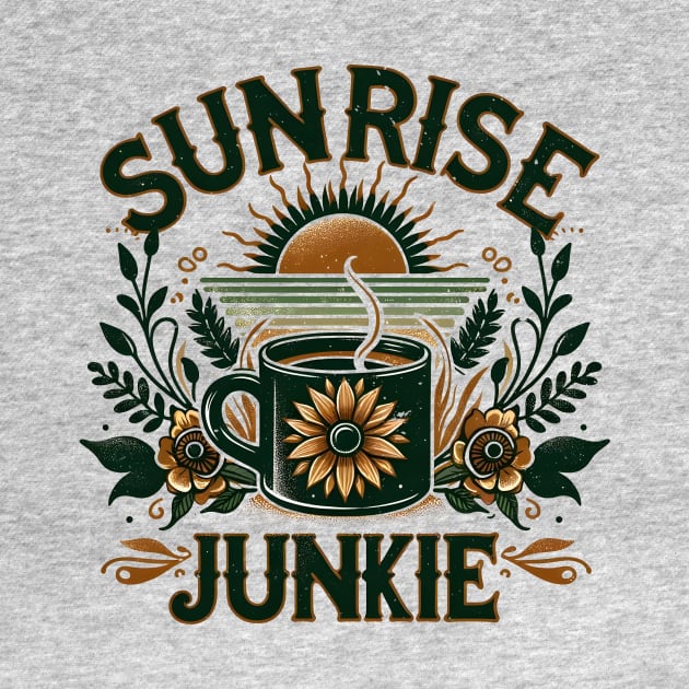 Sunrise Junkie Cottage by Sideways Tees